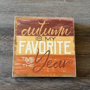 Autumn Wall Art Decor - Brown and Orange